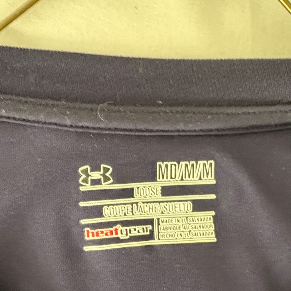 Under Armour Navy Blue Champion Tee - Picture 3 of 5
